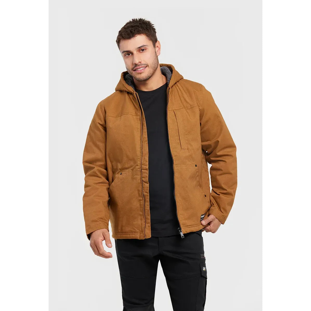 CAT 1040041 Hooded Sherpa Lined Jacket