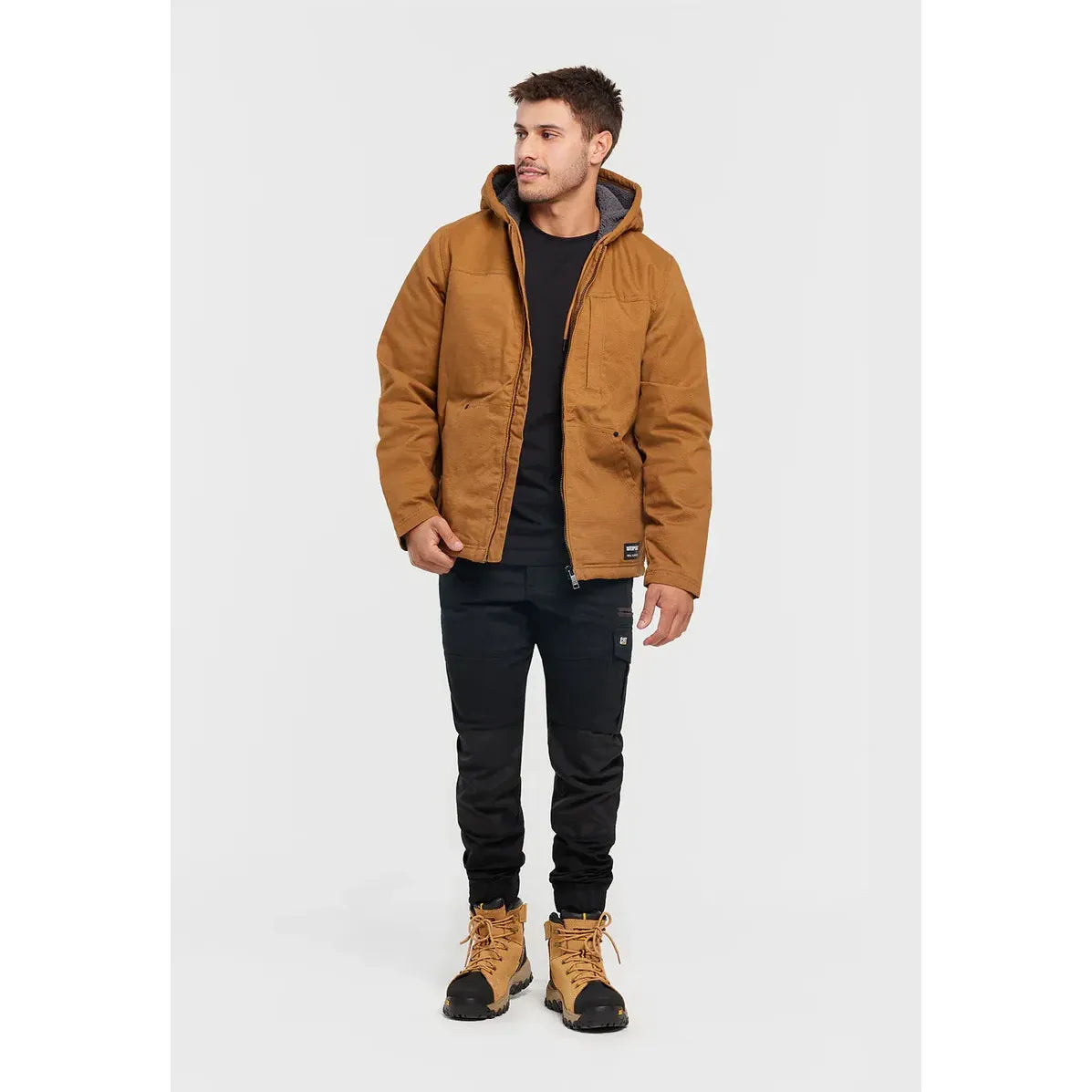 CAT 1040041 Hooded Sherpa Lined Jacket