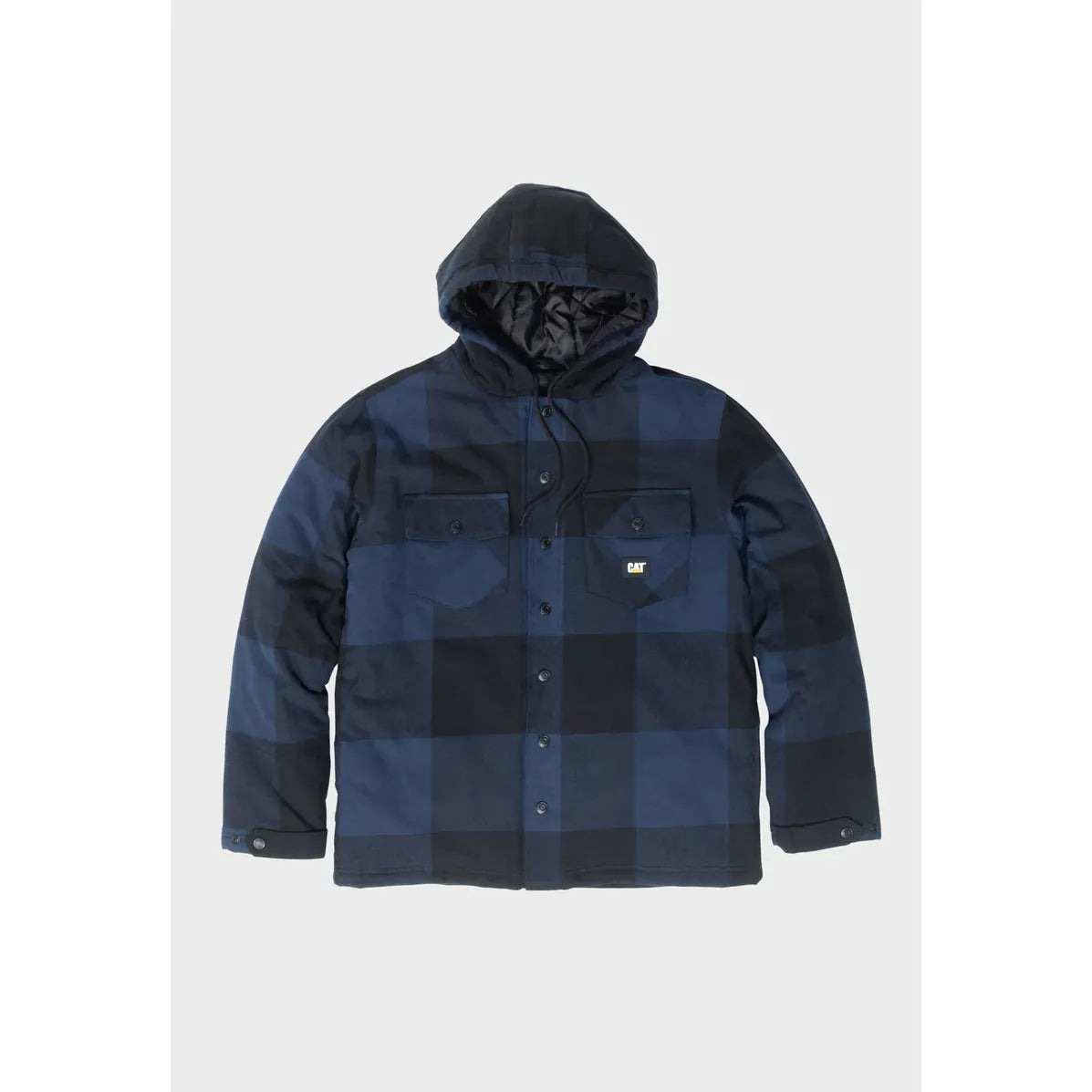 CAT 1040045 Hooded Flannel Shirt Jacket