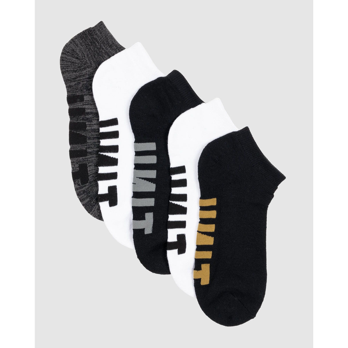 Unit Mens Socks Bamboo 5Pk No Show Essential