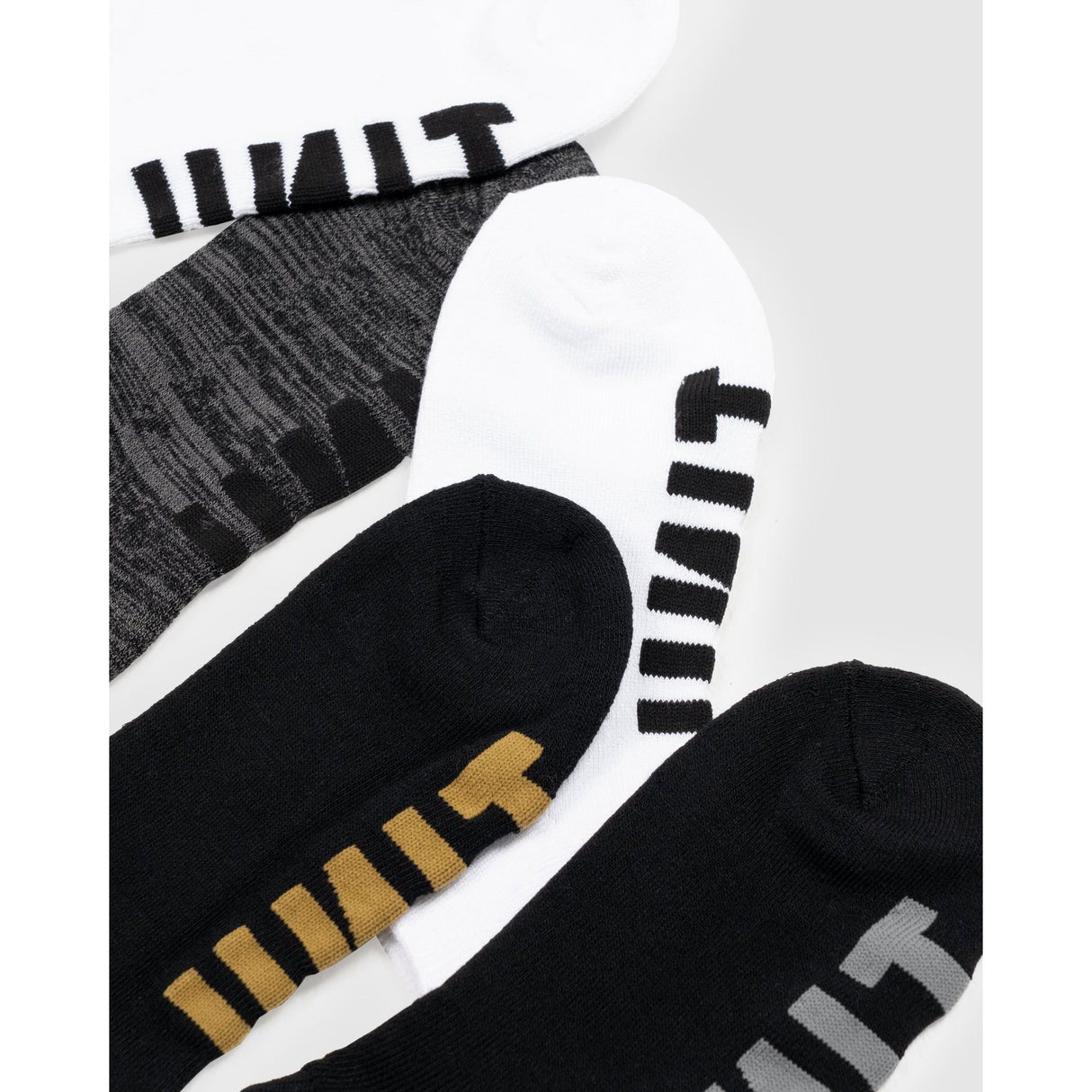 Unit Mens Socks Bamboo 5Pk No Show Essential