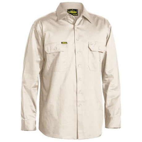 Bisley BS6893 Cool Lightweight Mens Drill Shirt - Long Sleeve