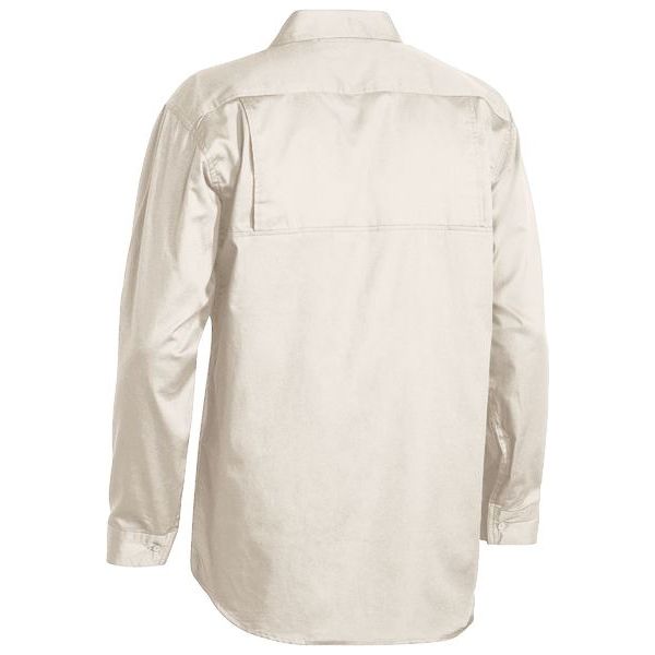 Bisley BS6893 Cool Lightweight Mens Drill Shirt - Long Sleeve