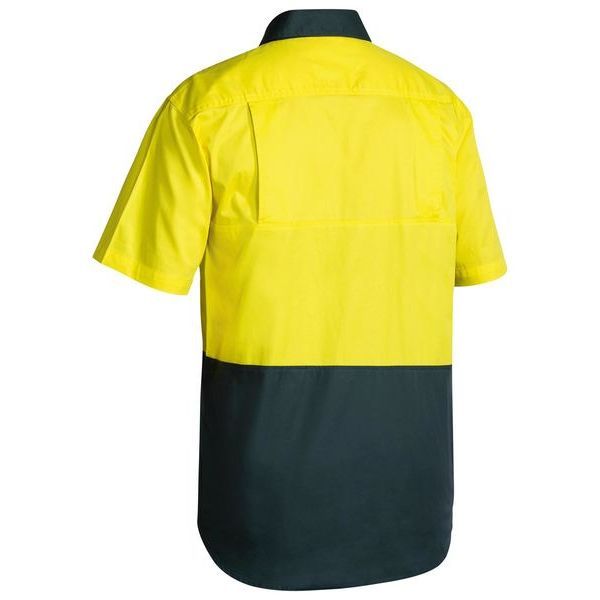 Bisley BS1895 2 Tone Cool Lightweight Drill Shirt - Short Sleeve