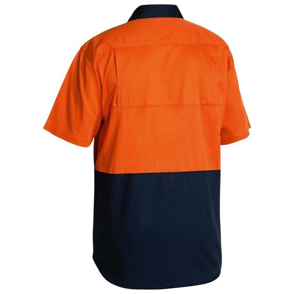 Bisley BS1895 2 Tone Cool Lightweight Drill Shirt - Short Sleeve