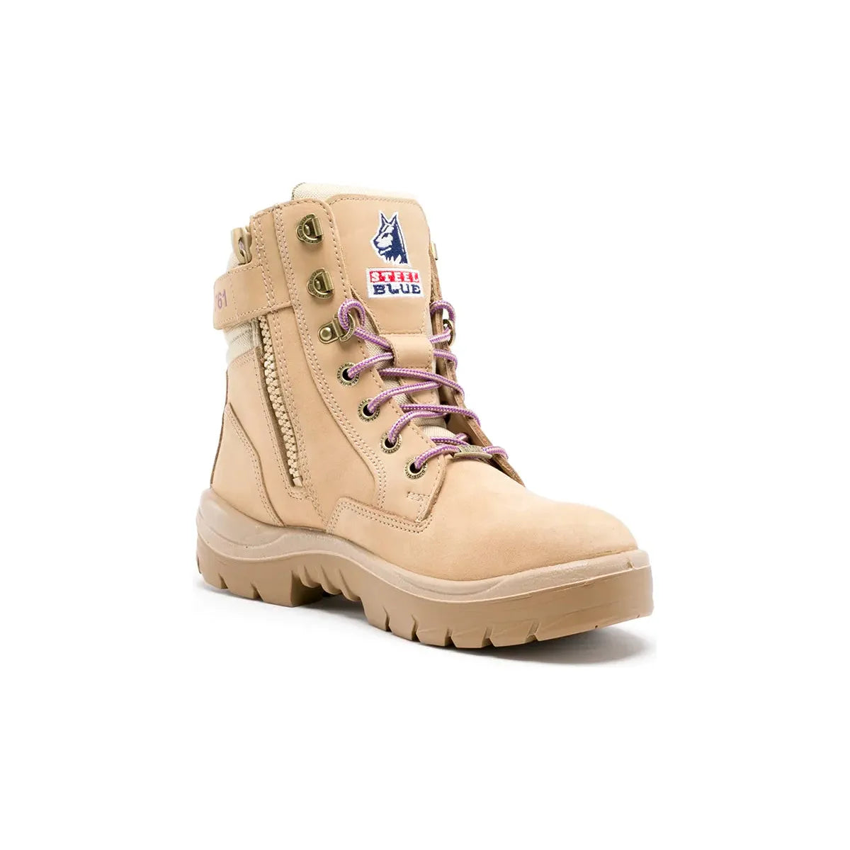 Steel Blue 522761 Southern Cross Ladies L/U Nitrile Zip Safety Boot