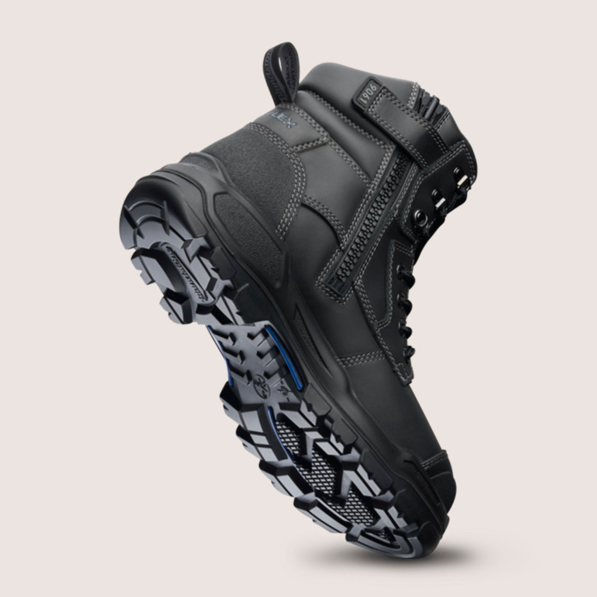 Blundstone 9061 Rotoflex - Black - Unisex - Zip Side