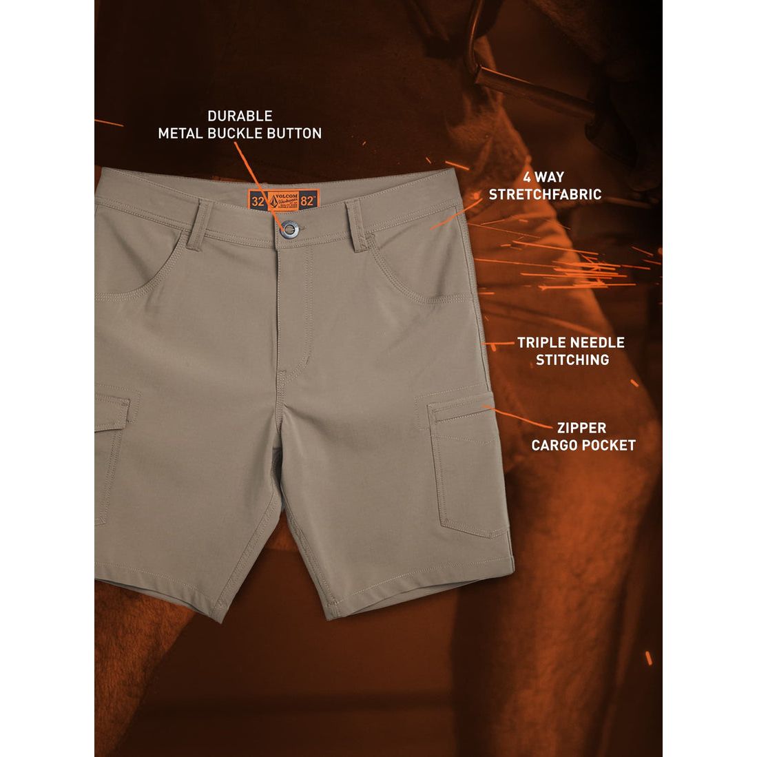 Volcom Slab Hybrid Short