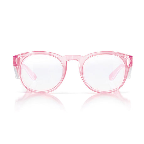 Safe Style CRPC100 Cruisers Pink Frame/Clear UV400 Safety GlassesSafe StyleSafe Style CRPC100 Cruisers Pink Frame/Clear UV400 Safety Glasses