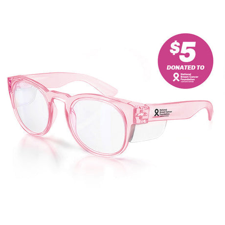 Safe Style CRPC100 Cruisers Pink Frame/Clear UV400 Safety GlassesSafe StyleSafe Style CRPC100 Cruisers Pink Frame/Clear UV400 Safety Glasses