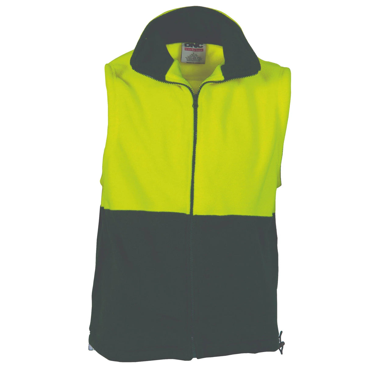 DNC 3828 Two Tone FZip P/Fleece Vest