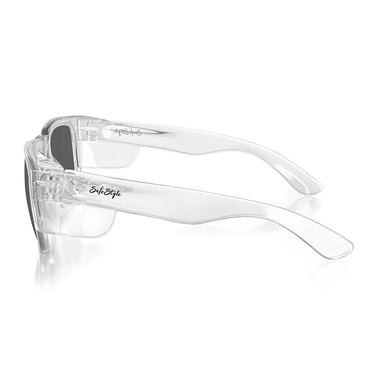 Safe Style FCP100 Fusion Clear Frame Polarised Safety GlassesSafe StyleSafe Style FCP100 Fusion Clear Frame Polarised Safety Glasses