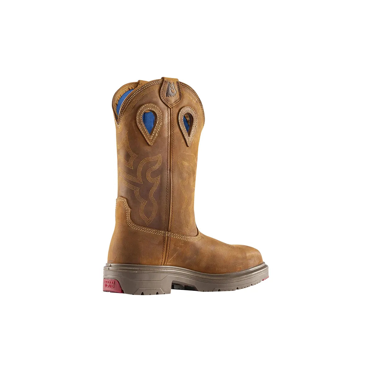 Steel Blue 810945 Blue Heeler Western Style Non Safety Boot