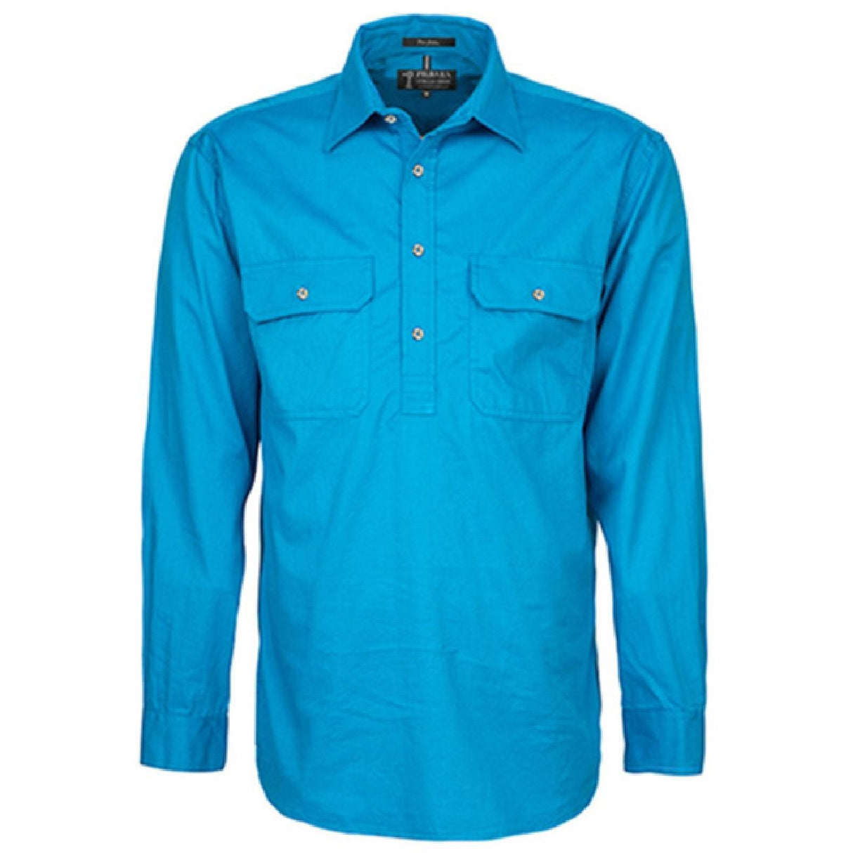 Pilbara RM200CF Mens Closed Front L/S Shirt