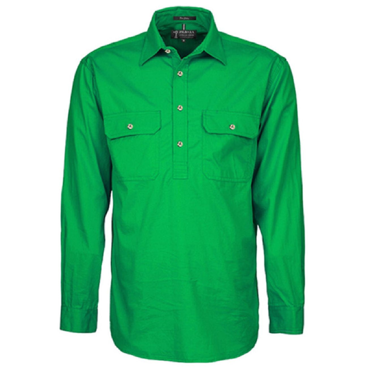 Pilbara RM200CF Mens Closed Front L/S Shirt
