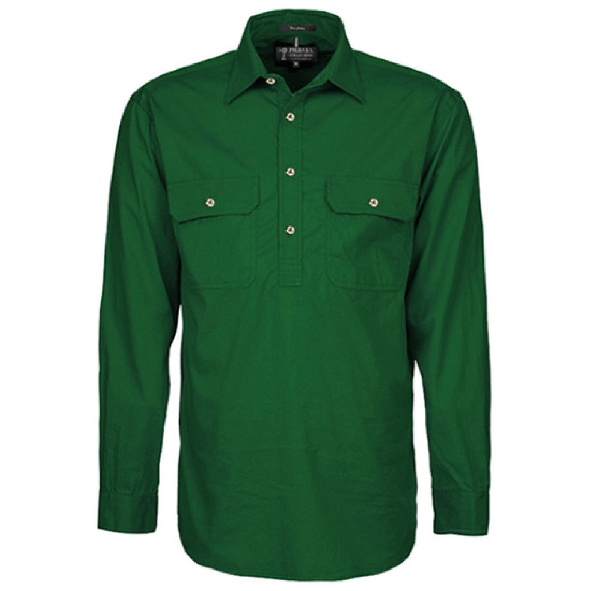 Pilbara RM200CF Mens Closed Front L/S Shirt