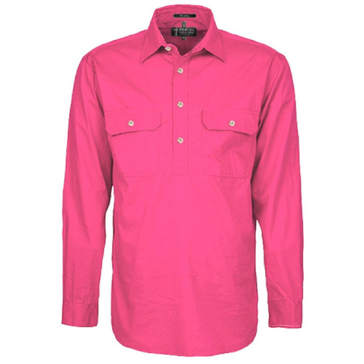 Pilbara RM200CF Mens Closed Front L/S Shirt