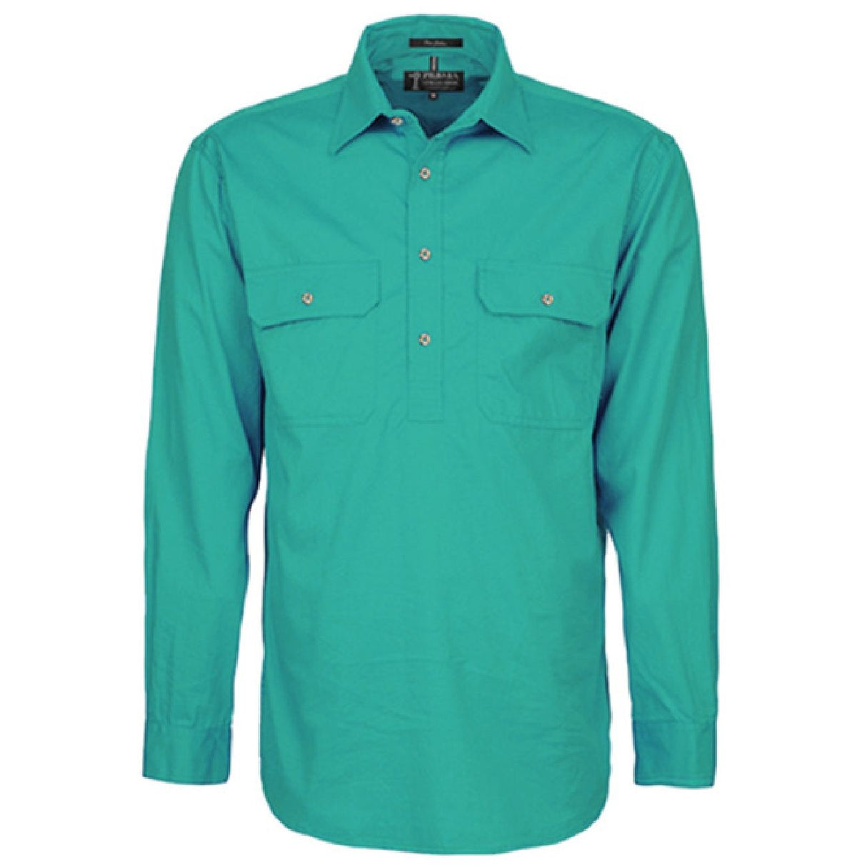 Pilbara RM200CF Mens Closed Front L/S Shirt