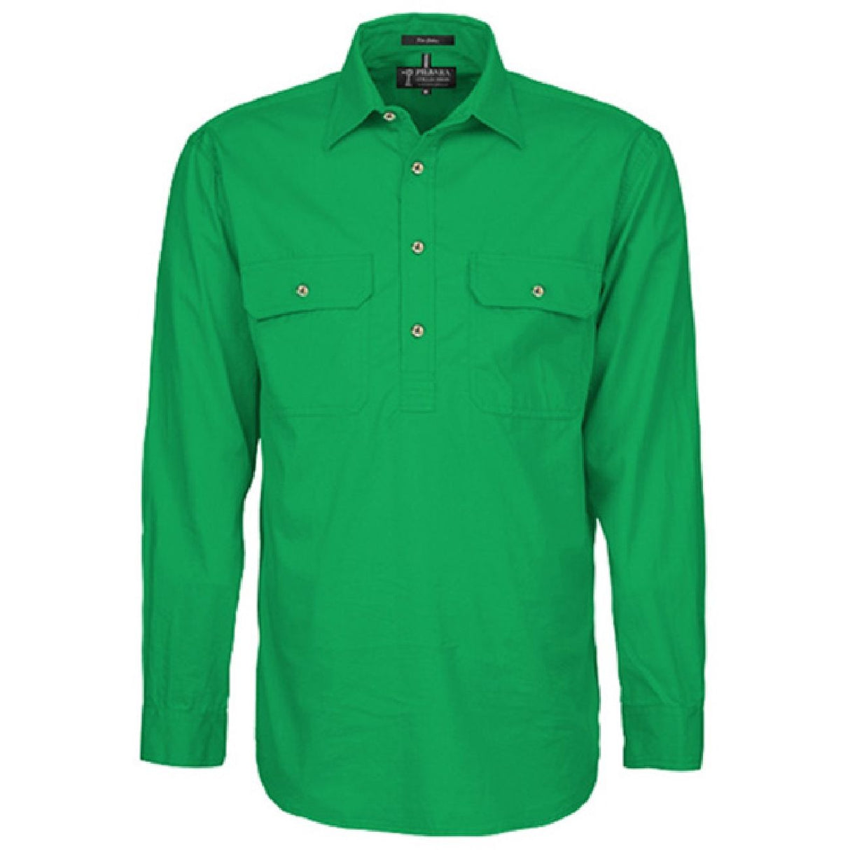 Pilbara RM200CF Mens Closed Front L/S Shirt