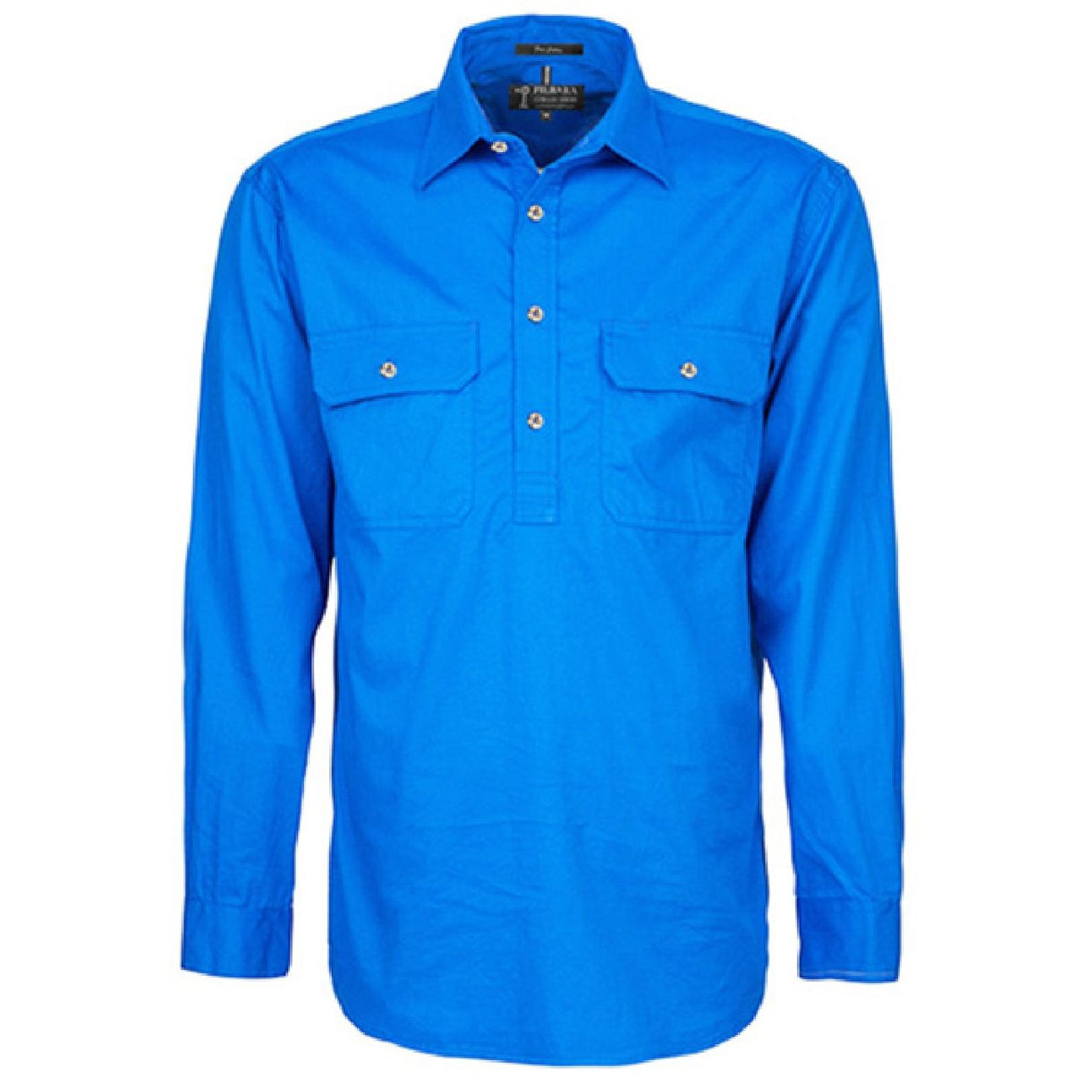 Pilbara RM200CF Mens Closed Front L/S Shirt