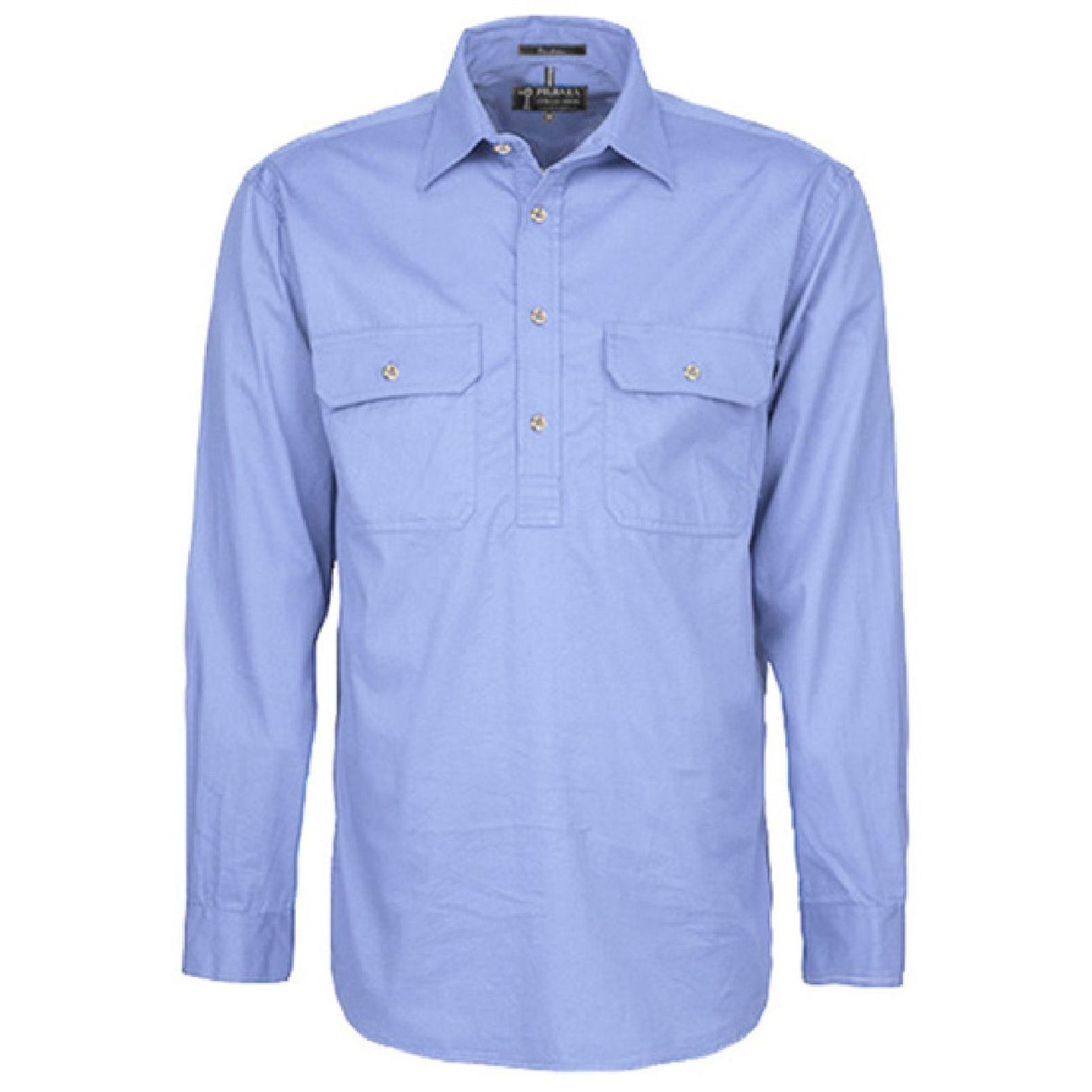 Pilbara RM200CF Mens Closed Front L/S Shirt