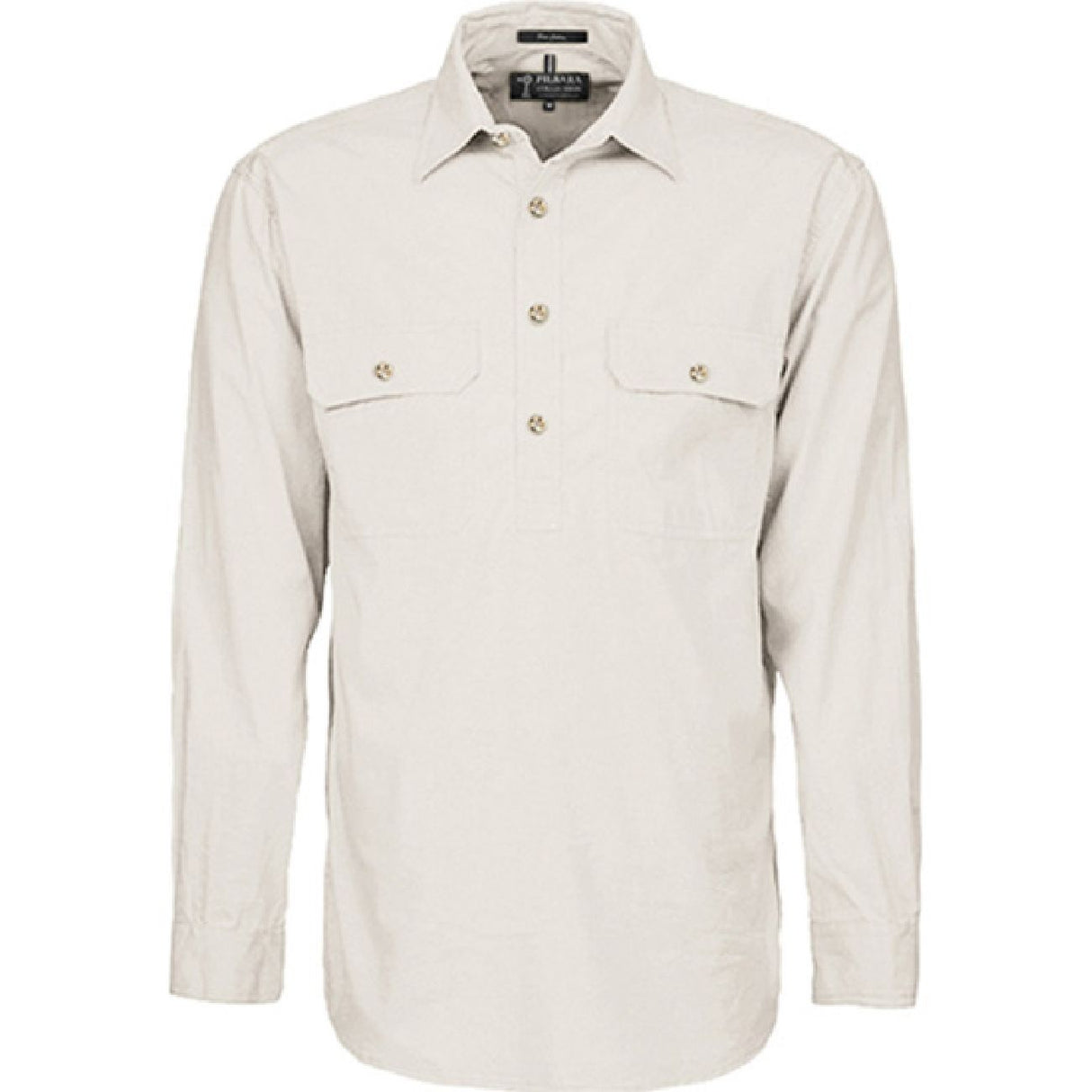 Pilbara RM200CF Mens Closed Front L/S Shirt