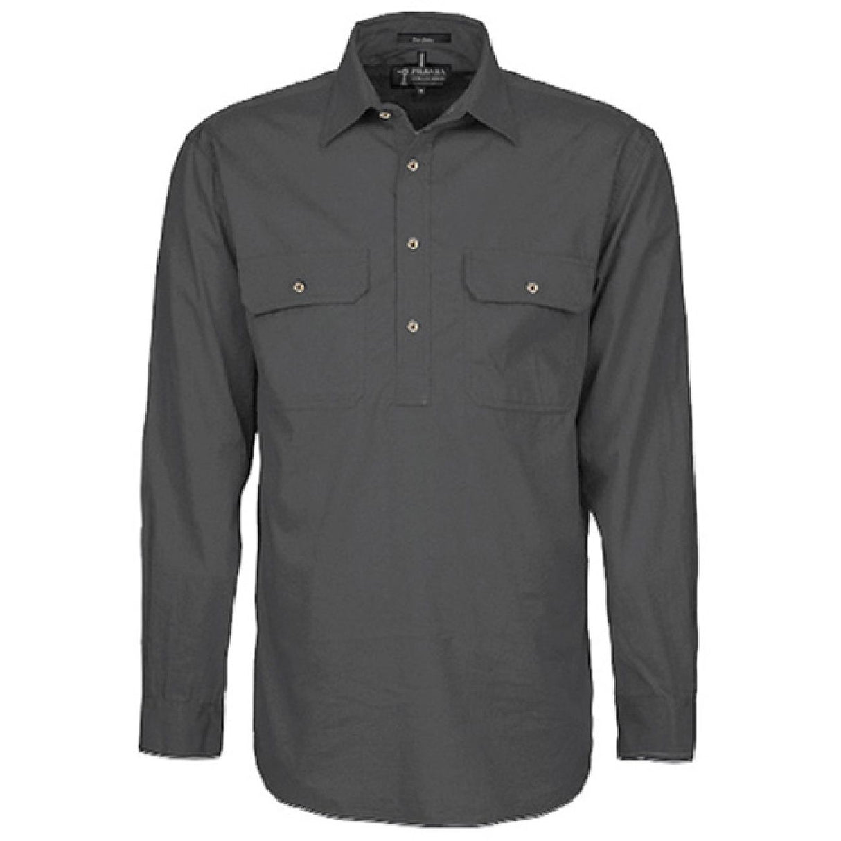 Pilbara RM200CF Mens Closed Front L/S Shirt