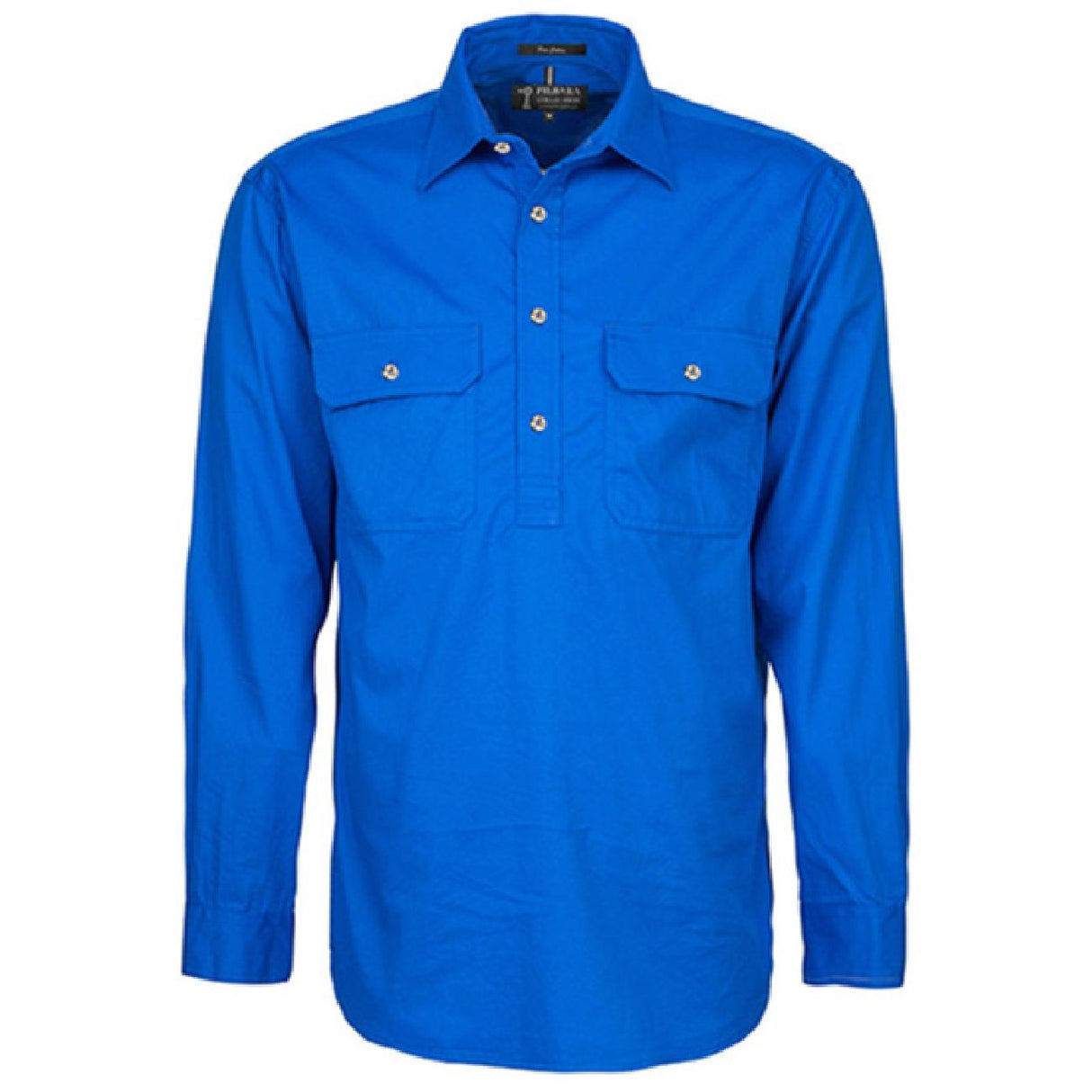 Pilbara RM200CF Mens Closed Front L/S Shirt