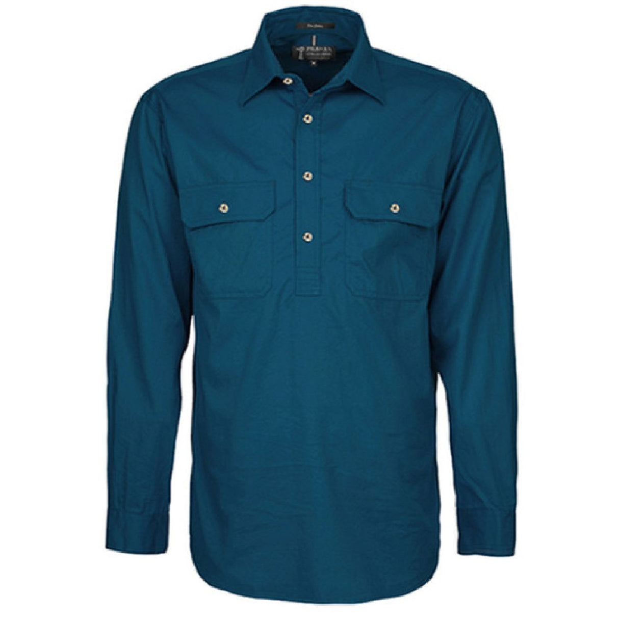 Pilbara RM200CF Mens Closed Front L/S Shirt