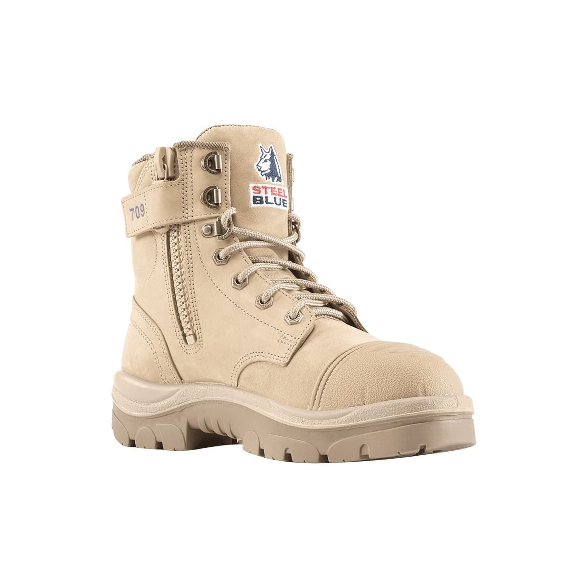 Steel Blue 512709 Argyle Zip Ladies With Scuff Safety Boot