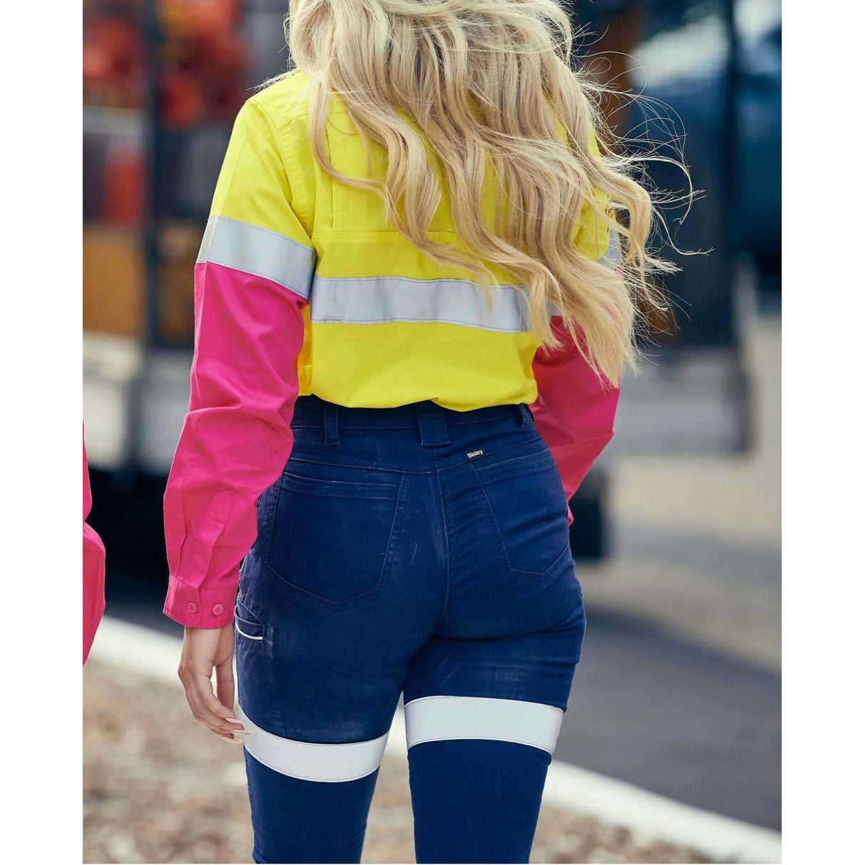 Bisley BS6696T 3M Taped Cool Hi Vis Lightweight Shirt