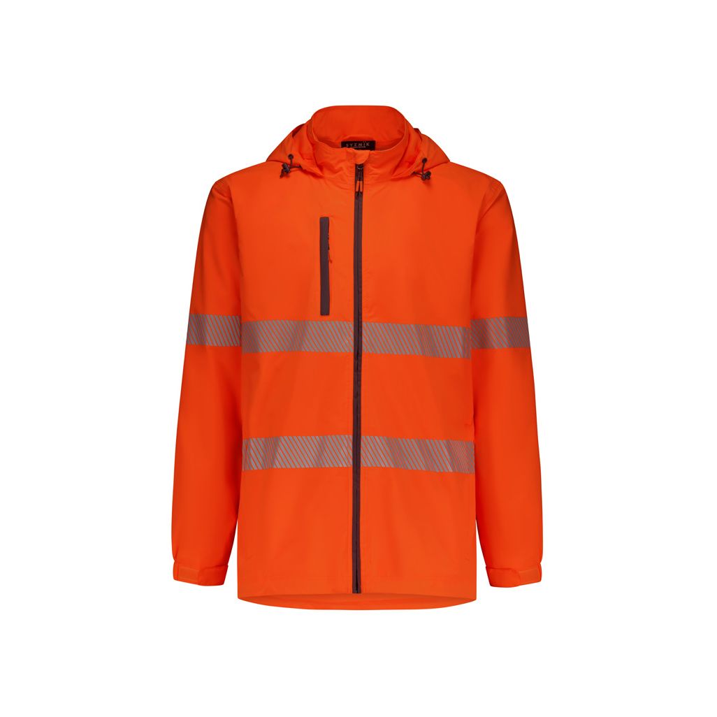 Unisex ZJ560 Super Light Segmented Tape Packable Rain Jacket