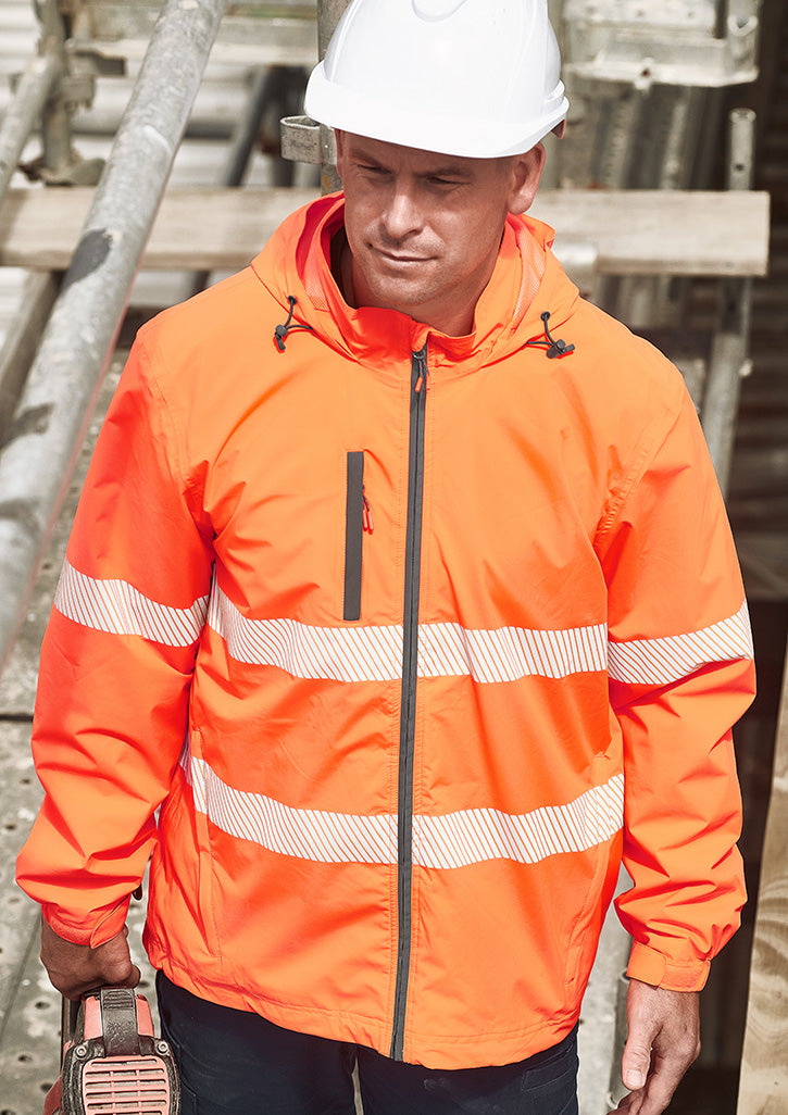 Unisex ZJ560 Super Light Segmented Tape Packable Rain Jacket