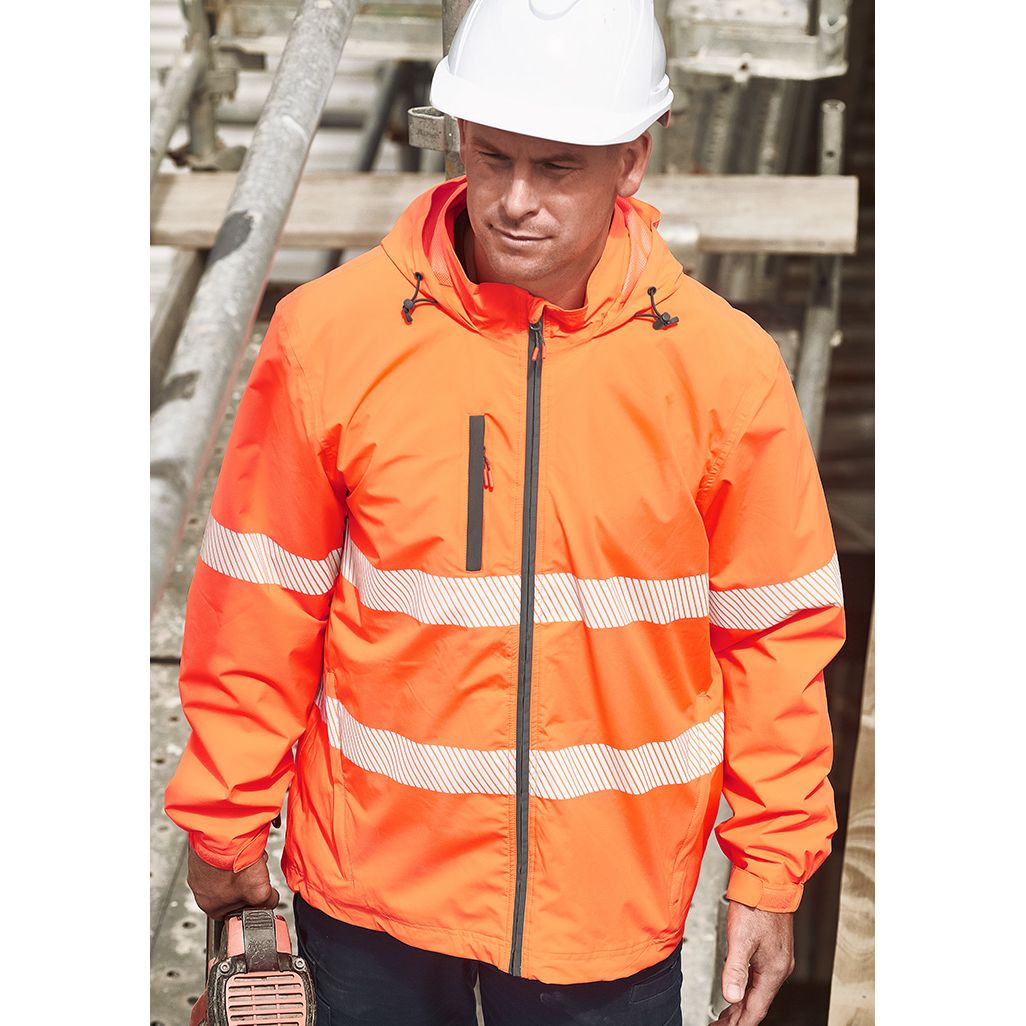 Unisex ZJ560 Super Light Segmented Tape Packable Rain Jacket