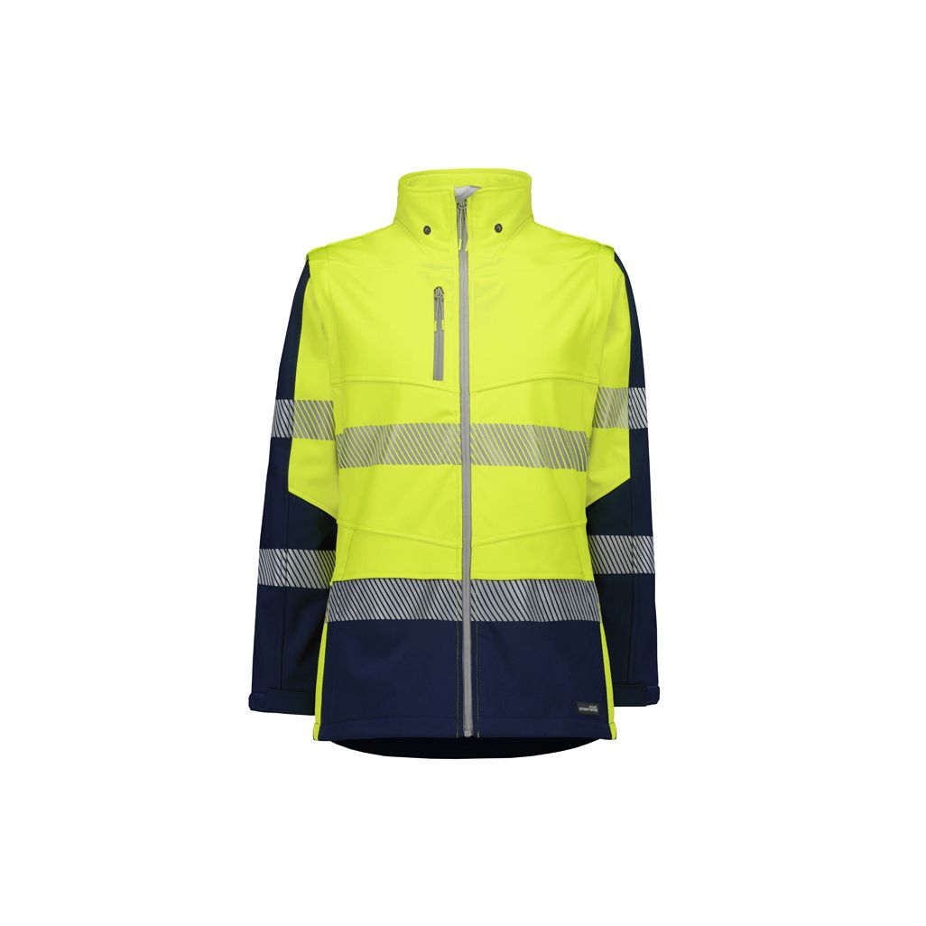 Syzmik ZJ753 Womens Streetworx HiVis Soft Shell Jacket