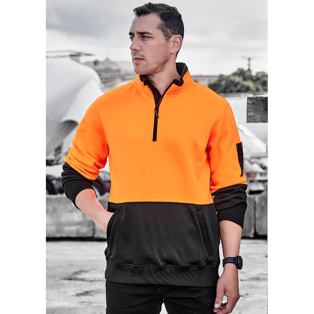 ZT476 Syzmik Hi Vis Half Zip Pullover