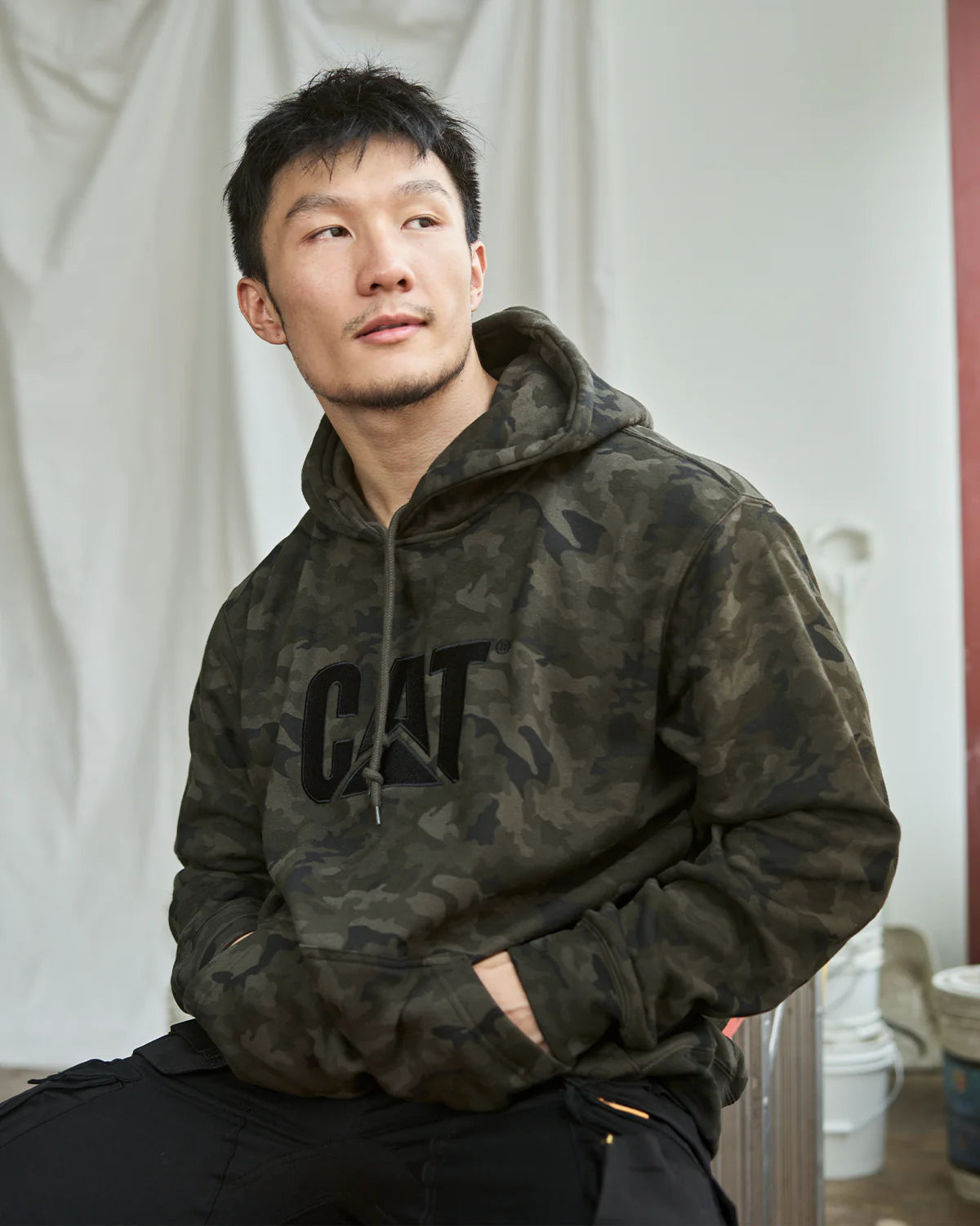 CAT Trademark Hooded Sweatshirt