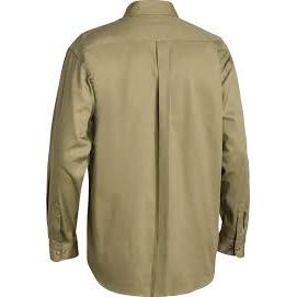 Bisley BS6433 Original Cotton Mens Drill Shirt - Long Sleeve
