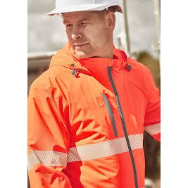 Unisex ZJ560 Super Light Segmented Tape Packable Rain Jacket