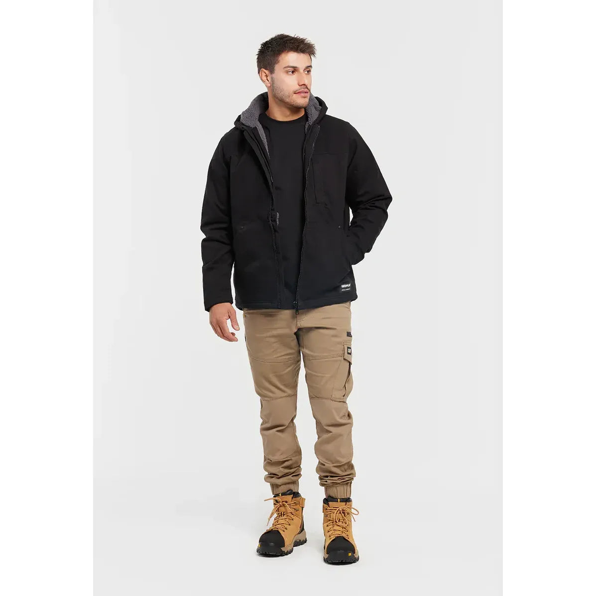 CAT 1040041 Hooded Sherpa Lined Jacket