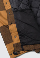 CAT 1040045 Hooded Flannel Shirt Jacket