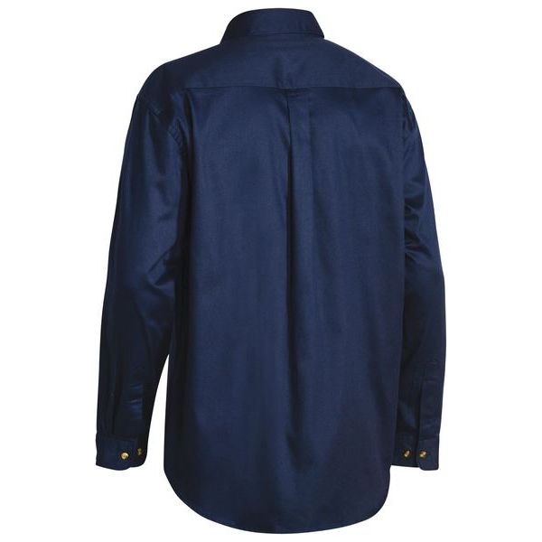Bisley BS6433 Original Cotton Mens Drill Shirt - Long Sleeve