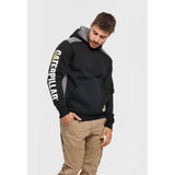 CAT 1910802 Logo Panel Hooded Sweatshirt