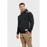CAT 1910802 Logo Panel Hooded Sweatshirt