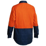 Bisley Hi Vis Closed Front Drill Shirt - BSC6267