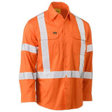 Bisley X Taped Biomotion Hi Vis Cool Lightweight Drill Shirt - BS6166XT