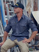 Bisley BS6893 Cool Lightweight Mens Drill Shirt - Long Sleeve