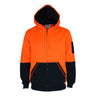 DNC 3722 HiVis Full Zip Super Fleecy Hoodie