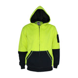 DNC 3722 HiVis Full Zip Super Fleecy Hoodie