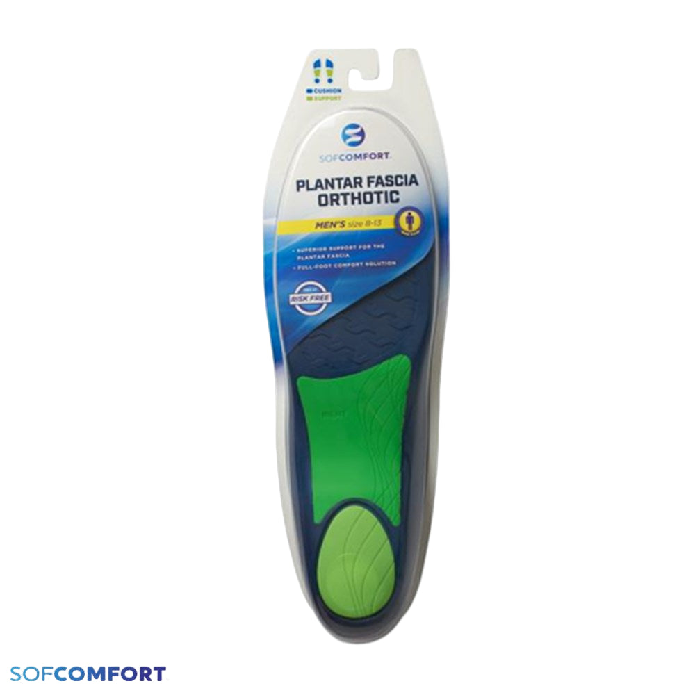 Implus 40307 Sof Comfort Mens Plantar Fascia Orthotic Footbed
